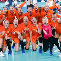 De Nederlandse handbalsters verslaan Spanje op de Olympische Spelen