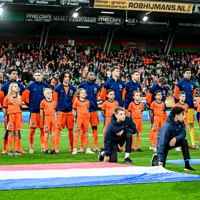 De teamfoto van Jong Oranje