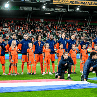 De teamfoto van Jong Oranje