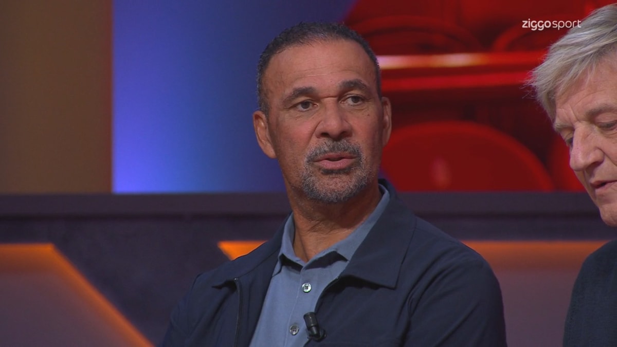 Ruud Gullit aan tafel bij Ziggo Sport