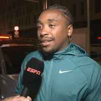 Steven Bergwijn voor de camera van ESPN