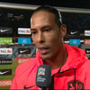 Virgil van Dijk voor de camera van de NOS