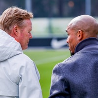 Ronald Koeman en Nigel de Jong 