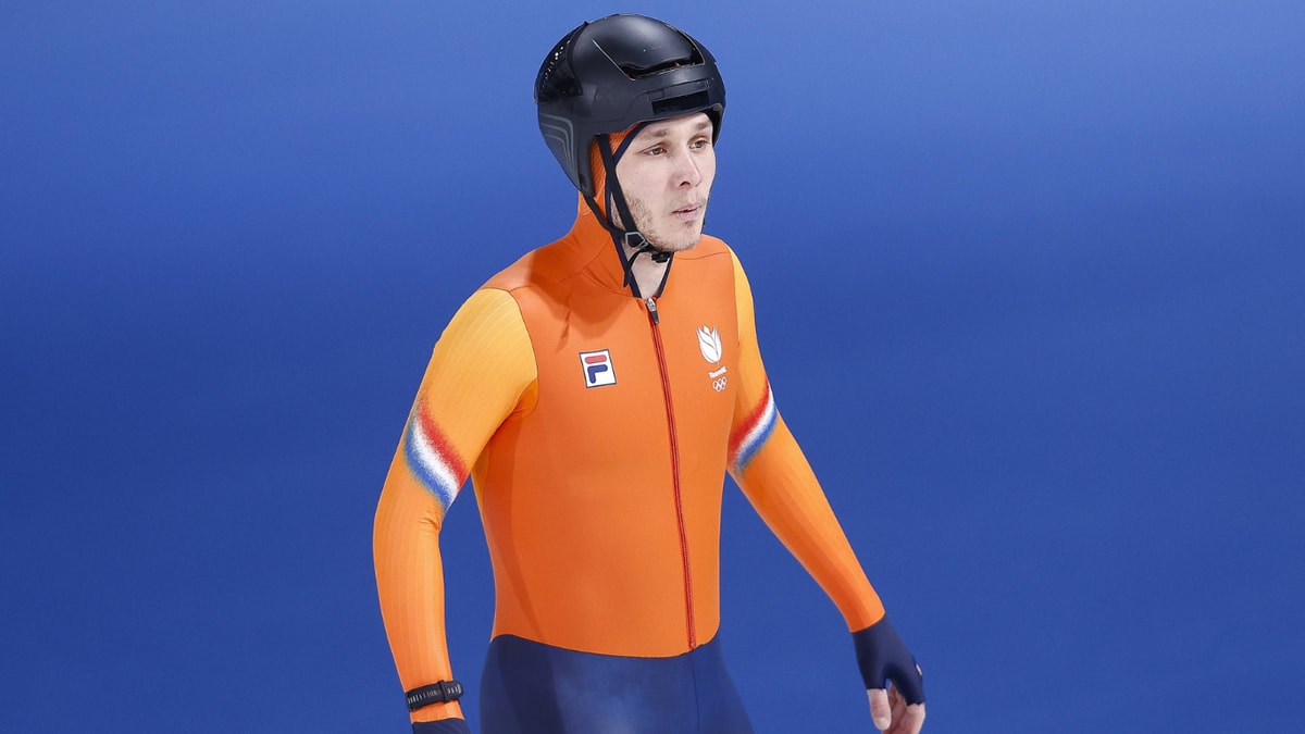 Marcel Bosker, schaatser bij TeamNL