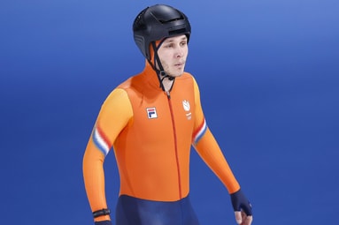 Marcel Bosker, schaatser bij TeamNL
