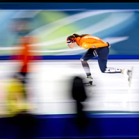 Suzanne Schulting traint in de Milano Ice Skating Arena