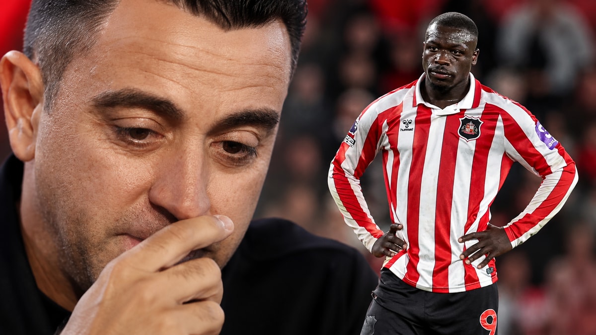 Xavi Hernández en Brian Brobbey