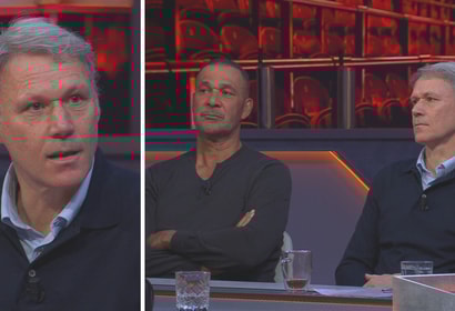 Marco van Basten en Ruud Gullit aan tafel bij Rondo