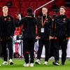Nederlands elftal voor de wedstrijd