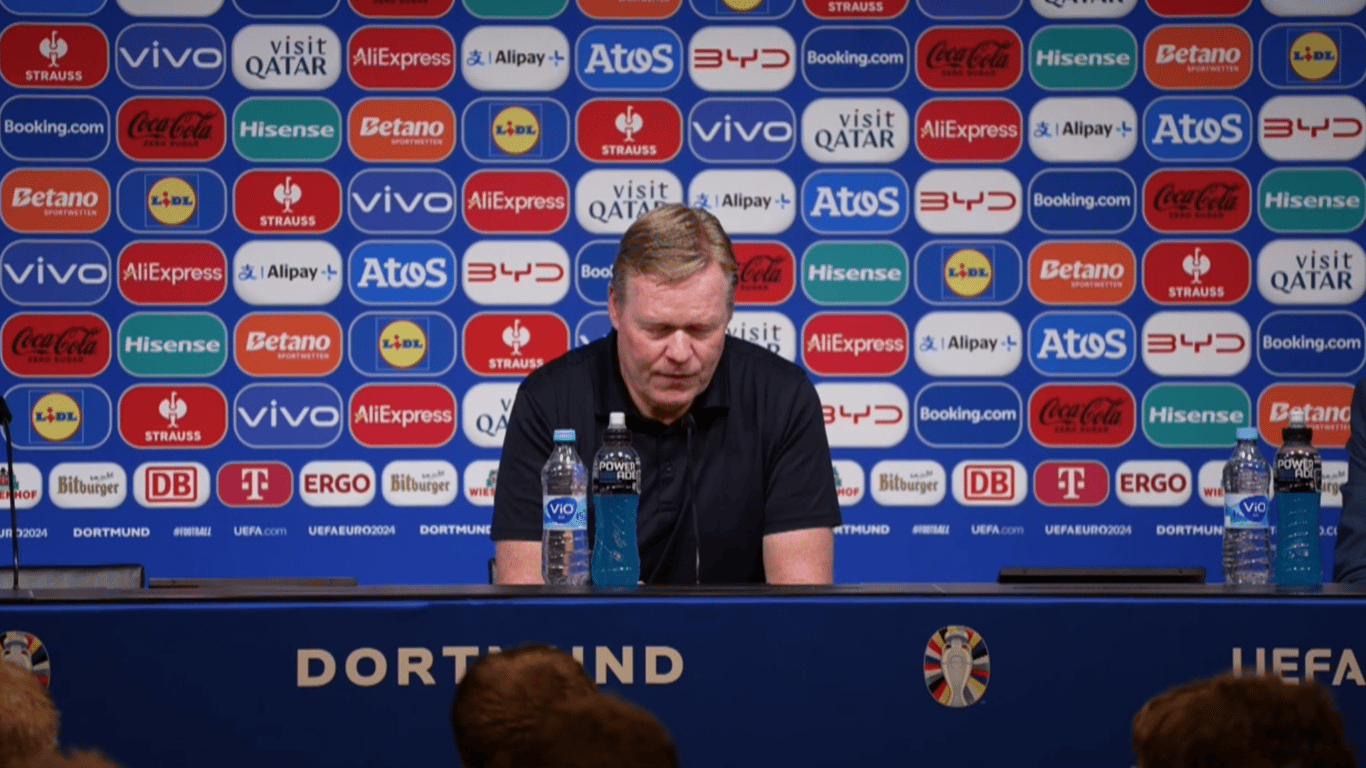 Ronald Koeman, bondscoach van het Nederlands elftal