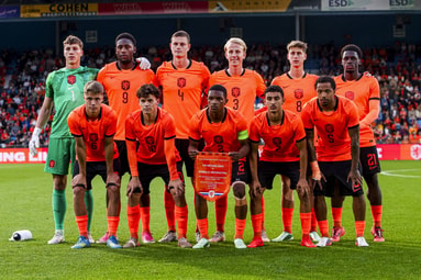 De opstelling van Jong Oranje 