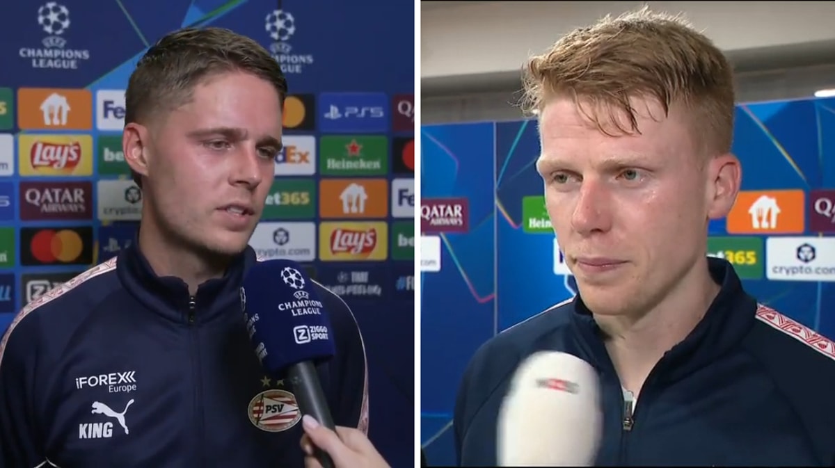 Joey Veerman (links) en Jerdy Schouten