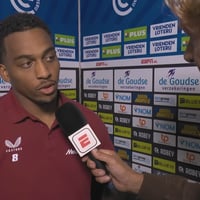 Quinten Timber voor de camera van ESPN