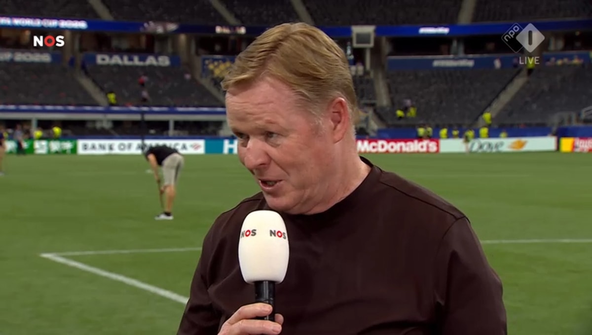 Ronald Koeman, bondscoach van het Nederlands elftal