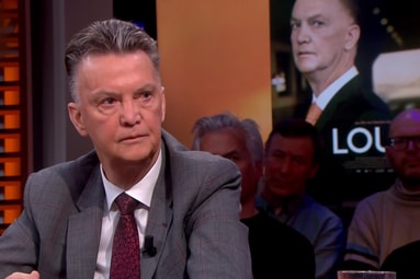 Louis van Gaal aan tafel bij Humberto