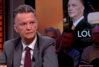 Louis van Gaal aan tafel bij Humberto