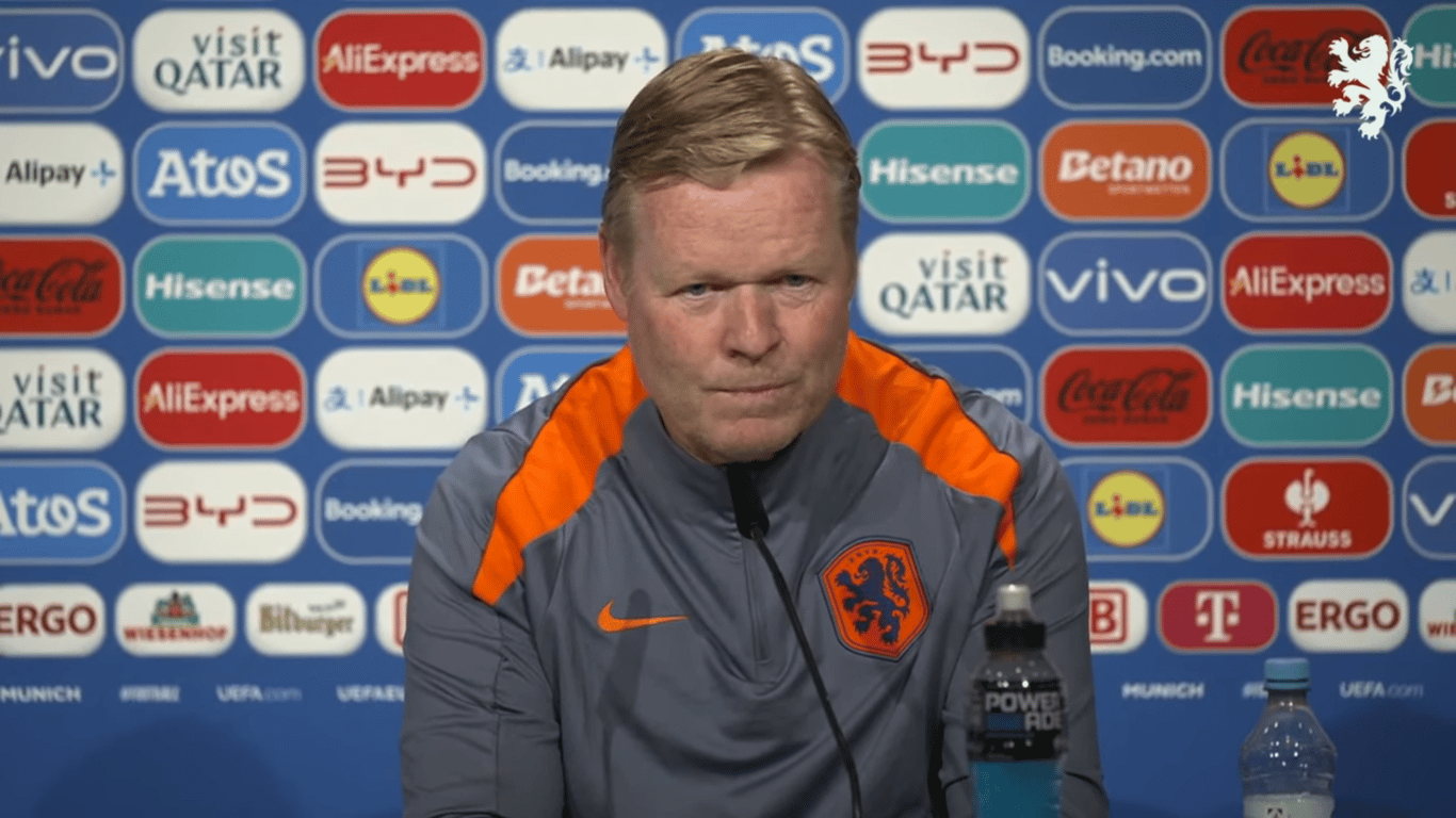 Ronald Koeman, bondscoach van het Nederlands elftal