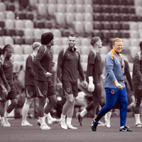 Ronald Koeman, bondscoach van het Nederlands elftal