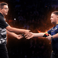 Gian van Veen en Luke Littler