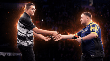 Gian van Veen en Luke Littler