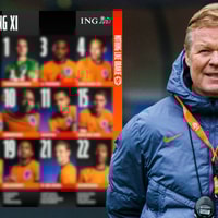 Ronald Koeman, bondscoach van het Nederlands elftal
