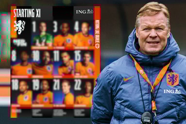 Ronald Koeman, bondscoach van het Nederlands elftal