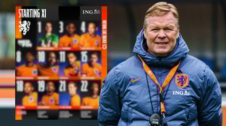 Ronald Koeman, bondscoach van het Nederlands elftal