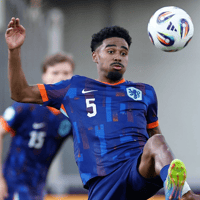 Ian Maatsen in actie voor Jong Oranje