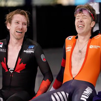 Ted-Jan Bloemen (links) en Jorrit Bergsma