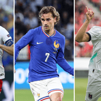 Robert Lewandowski, Polen, Antoine Griezmann, Frankrijk, Christoph Baumgartner, Oostenrijk
