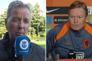 Valentijn Driessen en Ronald Koeman
