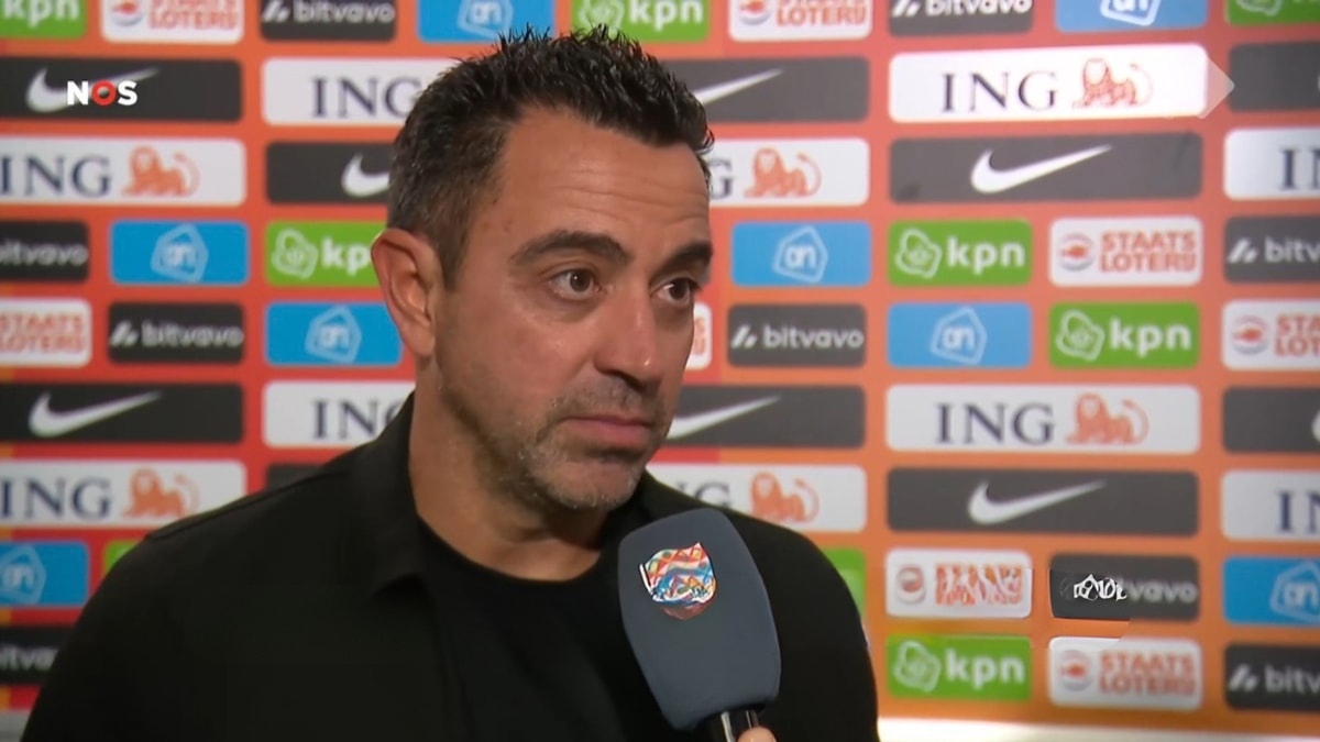 Xavi Hernández, bondscoach van het Nederlands elftal