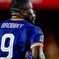 Brian Brobbey bij het Nederlands elftal
