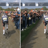 Toeschouwer smijt bidon in gezicht Mathieu van der Poel