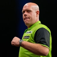Michael van Gerwen in actie