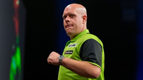 Michael van Gerwen in actie