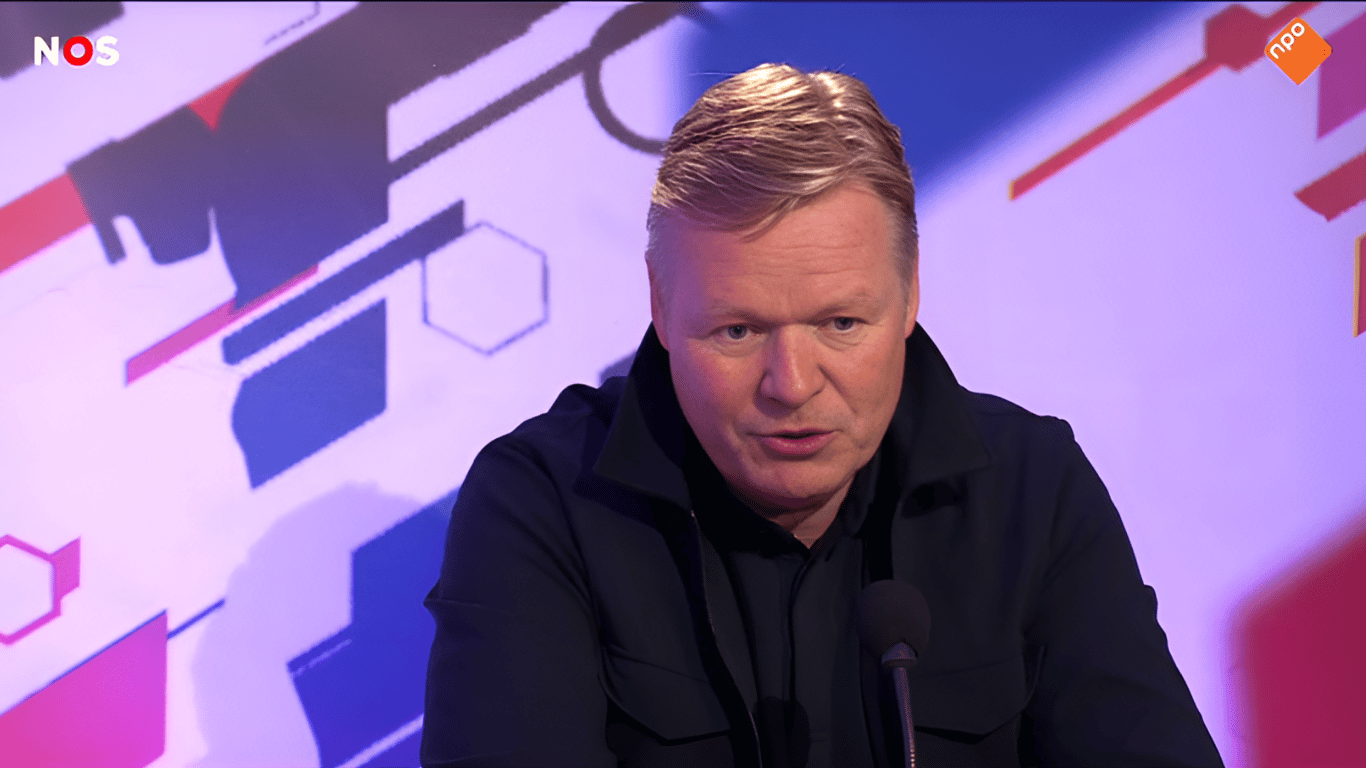 Ronald Koeman, bondscoach van het Nederlands elftal