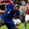 Brian Brobbey in actie voor het Nederlands elftal