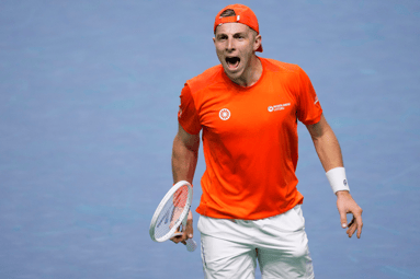 De Nederlandse tennisser Tallon Griekspoor