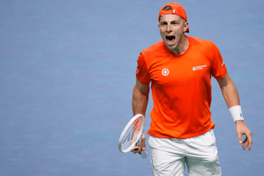 De Nederlandse tennisser Tallon Griekspoor