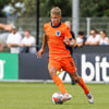 Sean Steur in actie als jeugdinternational van Oranje