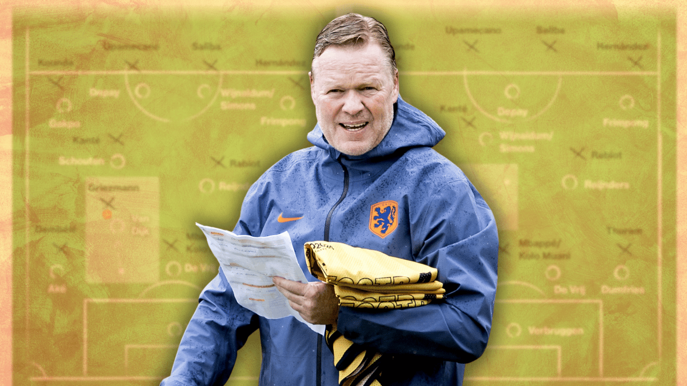 Ronald Koeman, bondscoach van het Nederlands elftal