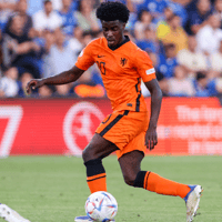 Gabriel Misehouy in actie voor Oranje Onder-17