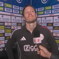 Wout Weghorst voor de camera van ESPN