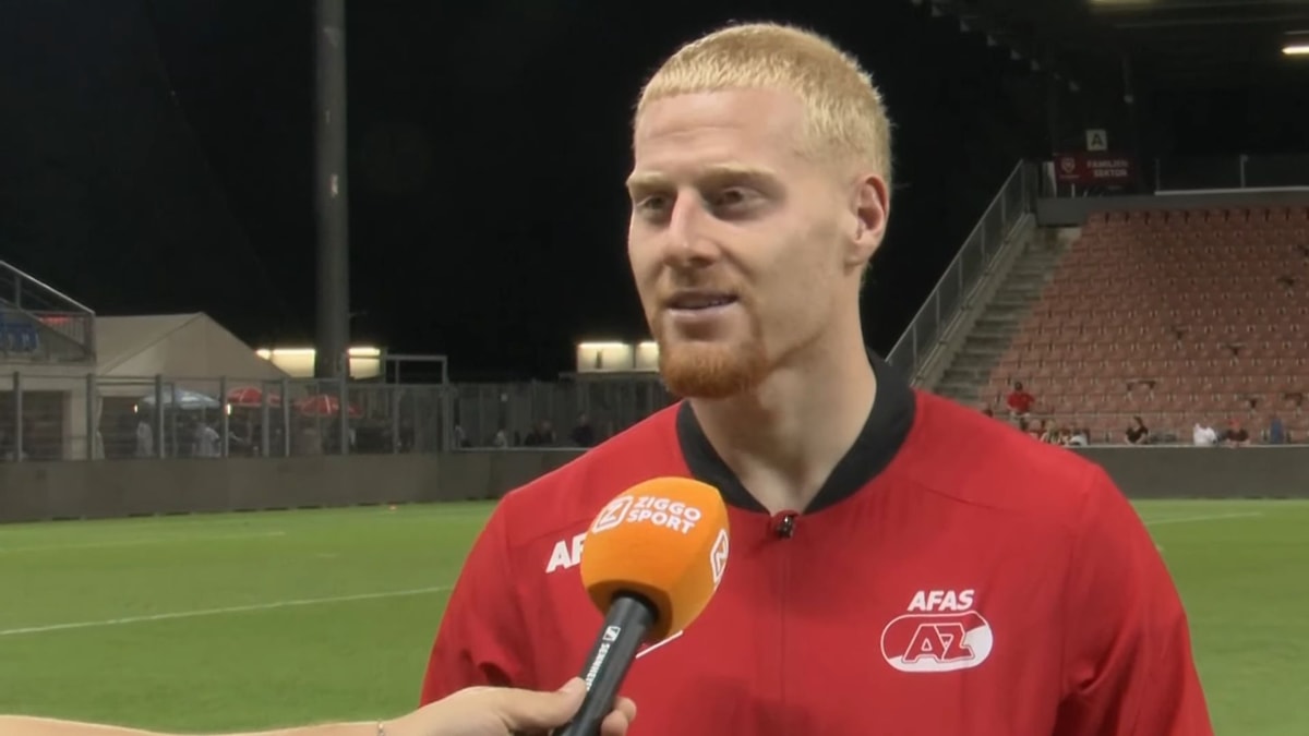 Mexx Meerdink voor de camera van Ziggo Sport