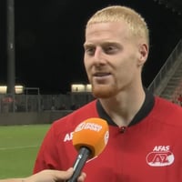 Mexx Meerdink voor de camera van Ziggo Sport