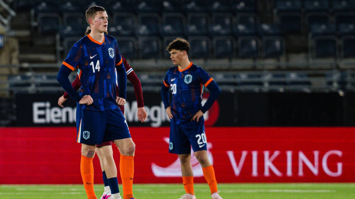 Teleurstelling bij Jong Oranje