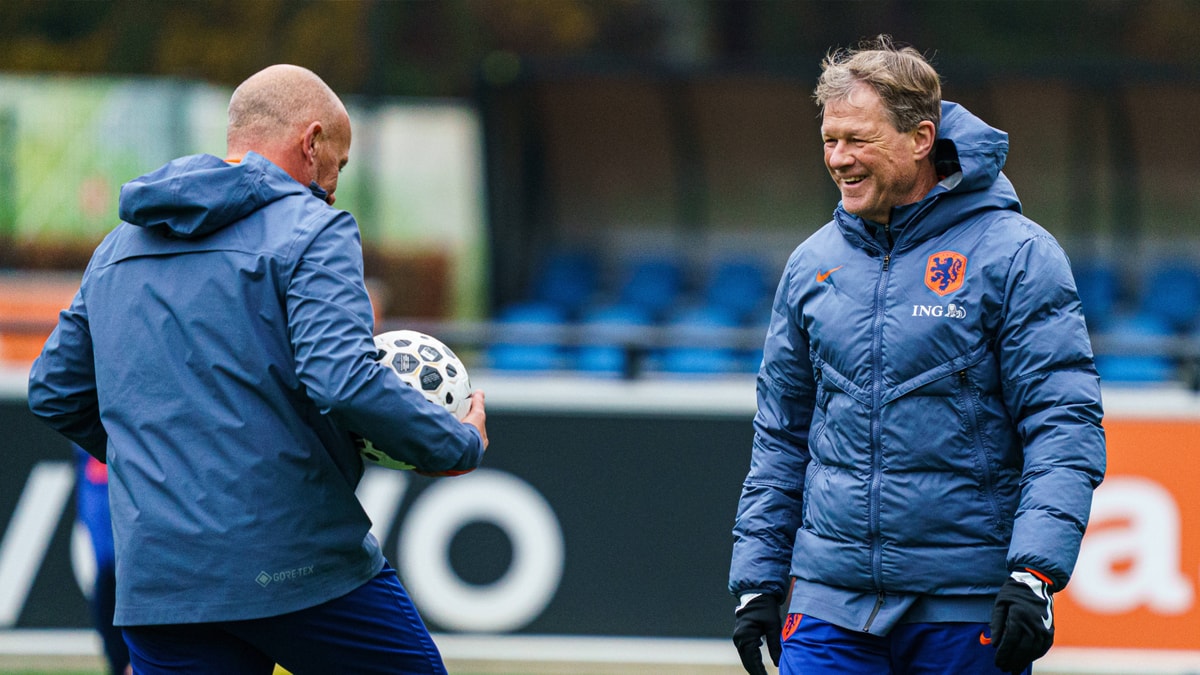 Erwin Koeman, assistent-bondscoach van het Nederlands elftal