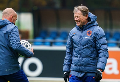 Erwin Koeman, assistent-bondscoach van het Nederlands elftal