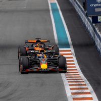 Max Verstappen in actie